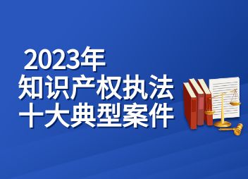 国家市场监管总局公布的2023年知识产权执法十大典型案件